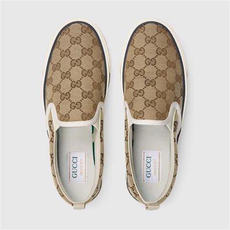 gucci sneakers slip on|slip on gucci price.